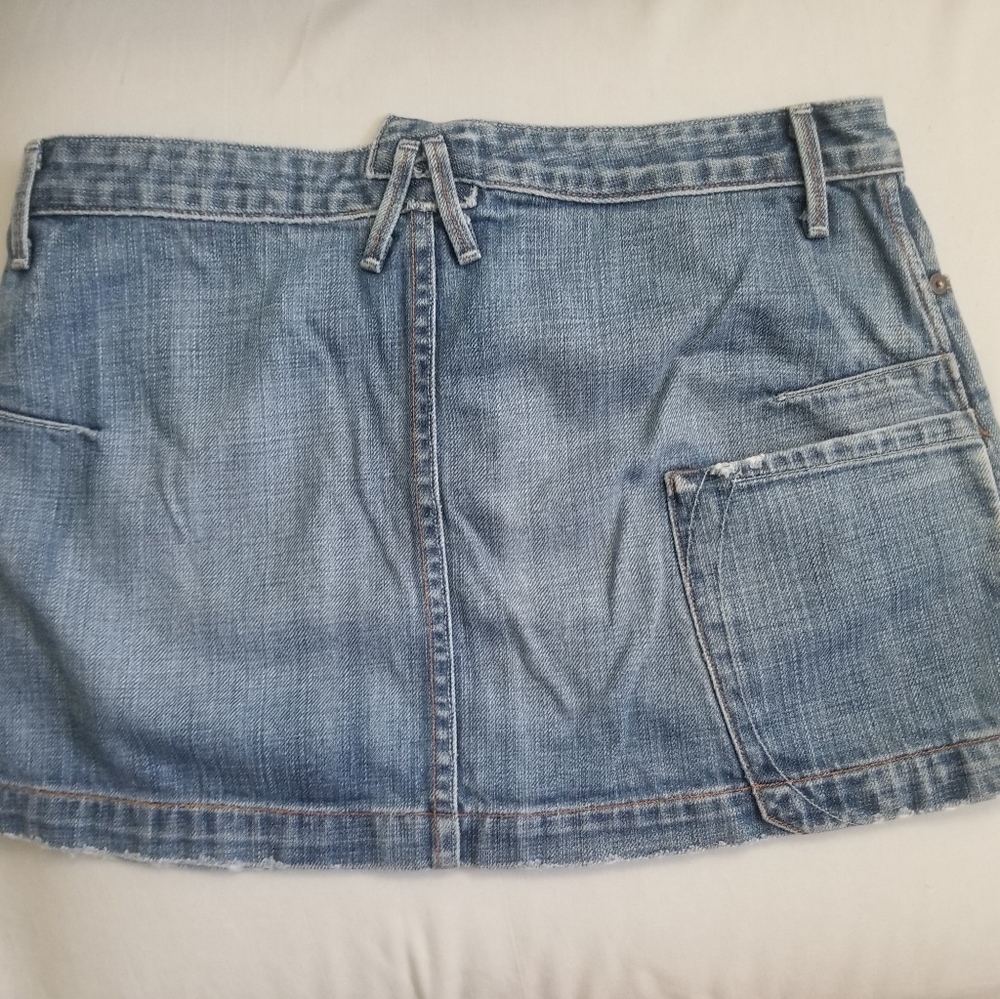 Earnest Sewn Denim Skirt - Picture 2 of 4